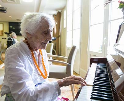 Résidente au piano